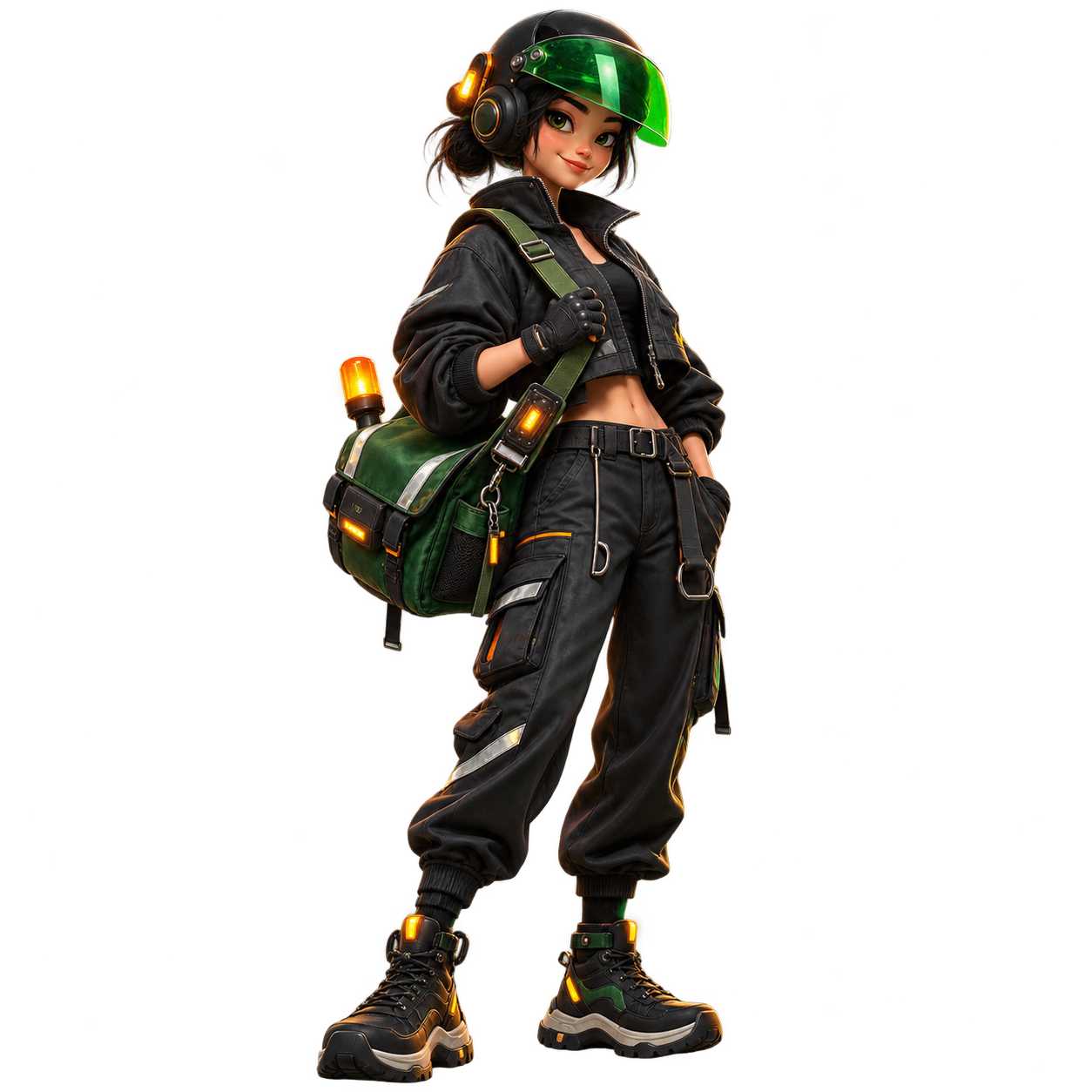 Original Night Courier character concept