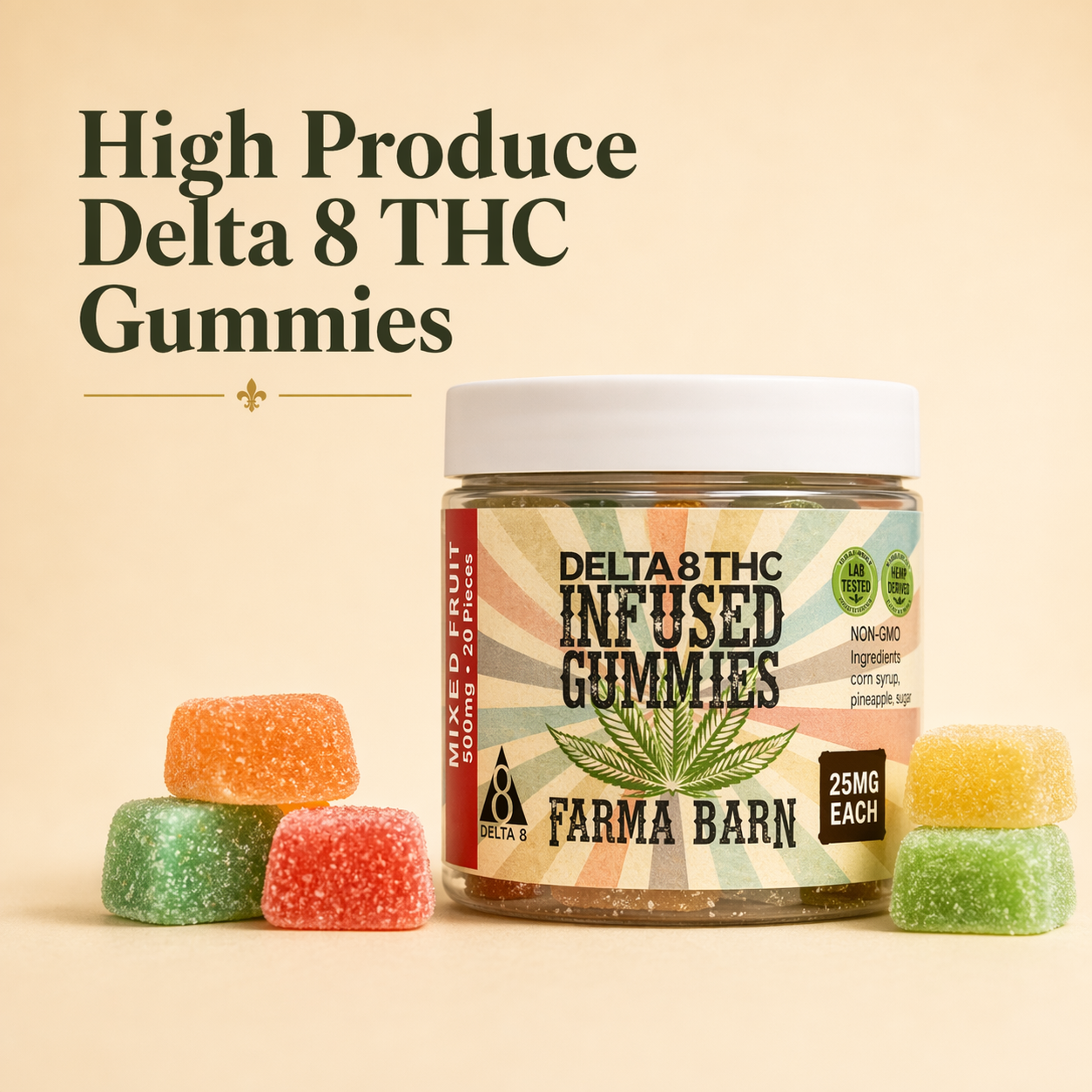 High Produce Delta 8 THC Gummies